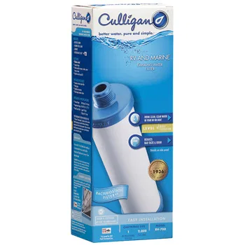 RV-700 – CULLIGAN INT Fresh Water Filter, Fits Standard Garden Hose Female Coupling For Exterior Pre-Tank Filtering I...